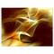 Designart - Light Yellow Abstract Fractal Design - Large Abstract Canvas Art